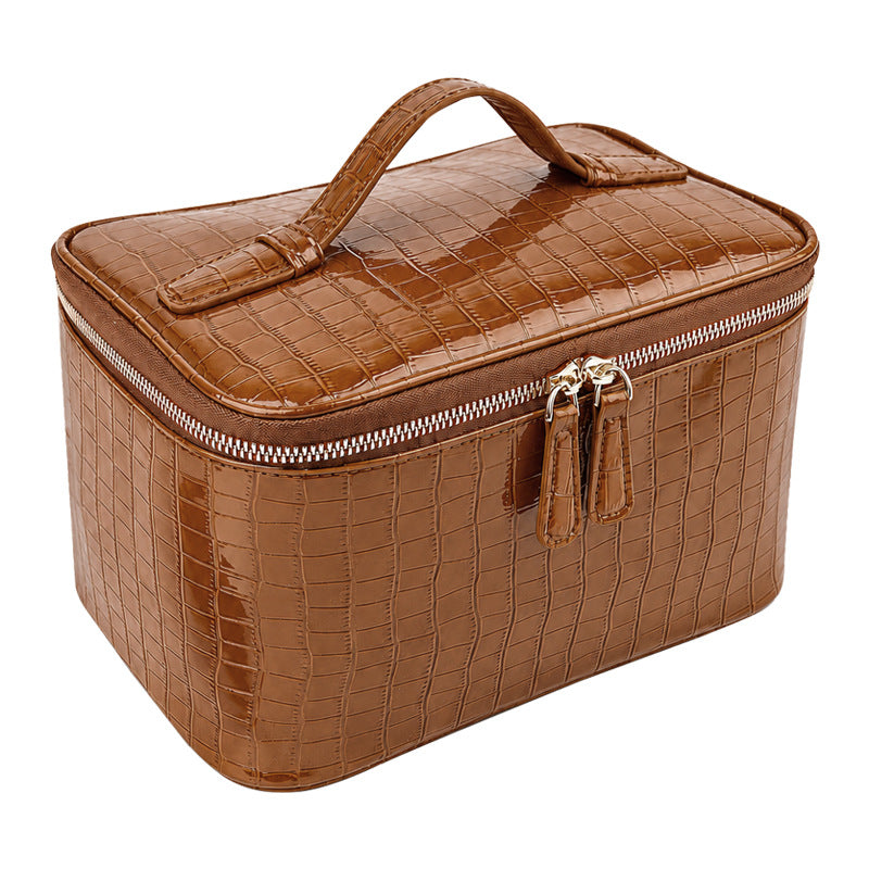 Crocodile Pattern Makeup Bag
