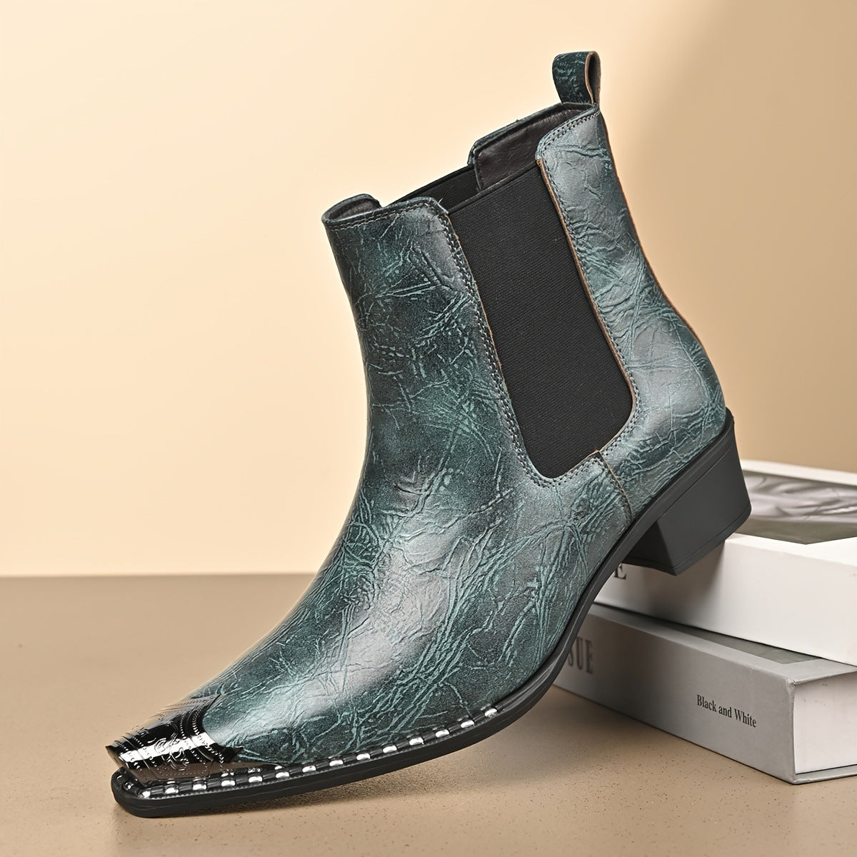 Men's Korean Style Martin Boots Leather Short Boots