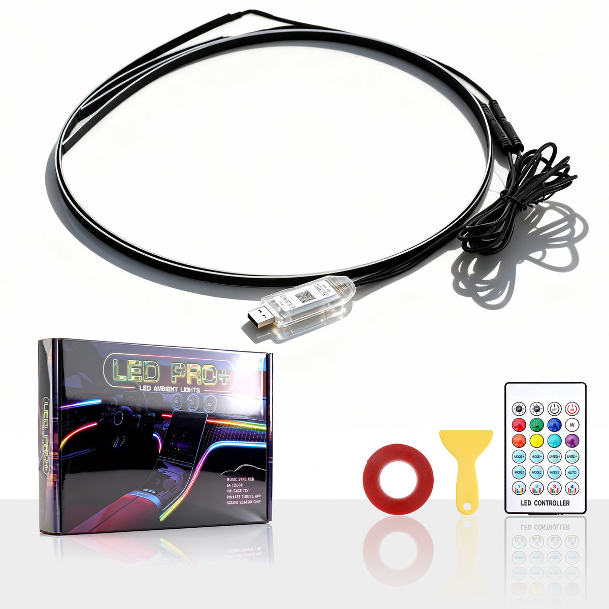 App Controlled Car LED Interior Ambient Light
