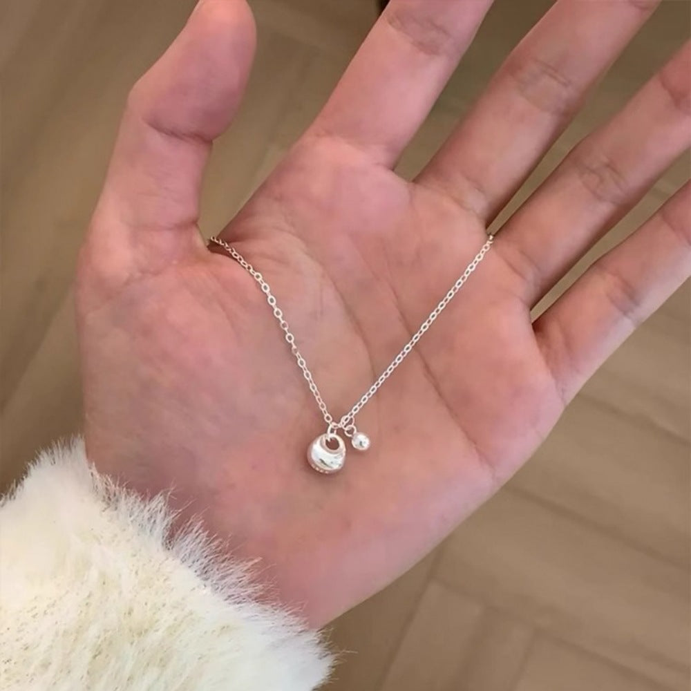 S925 Sterling Silver Aquamarine Butterfly Necklace