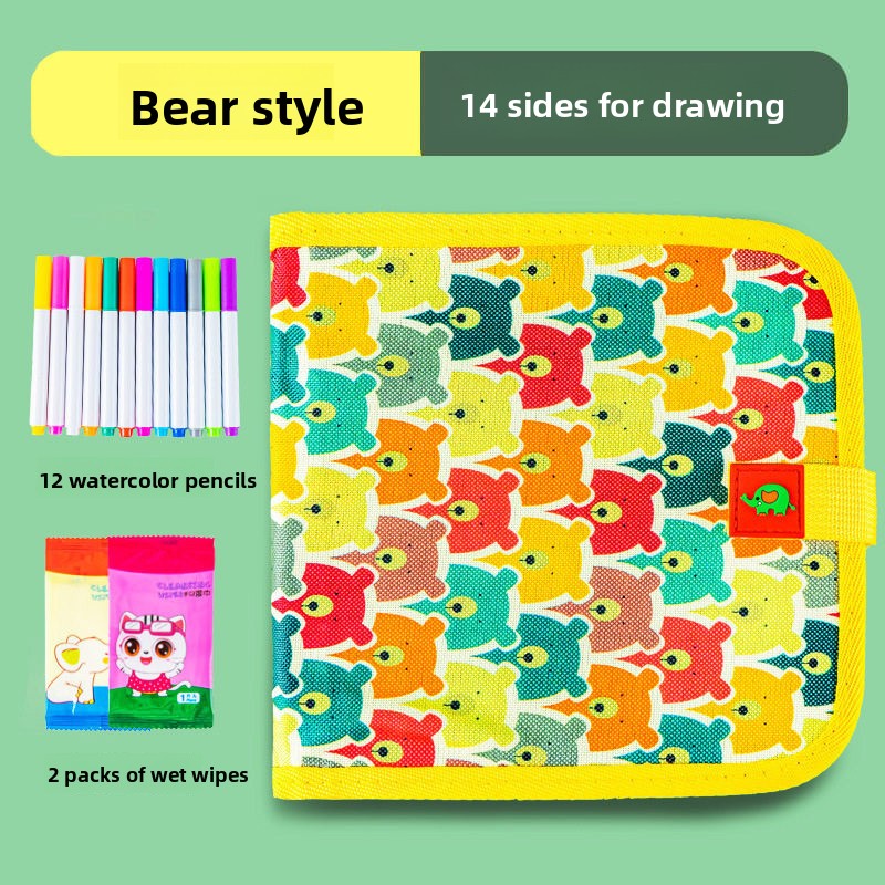 Children's Toy Writing Whiteboard, Double-Sided Painting Blackboard,  Drawing Board