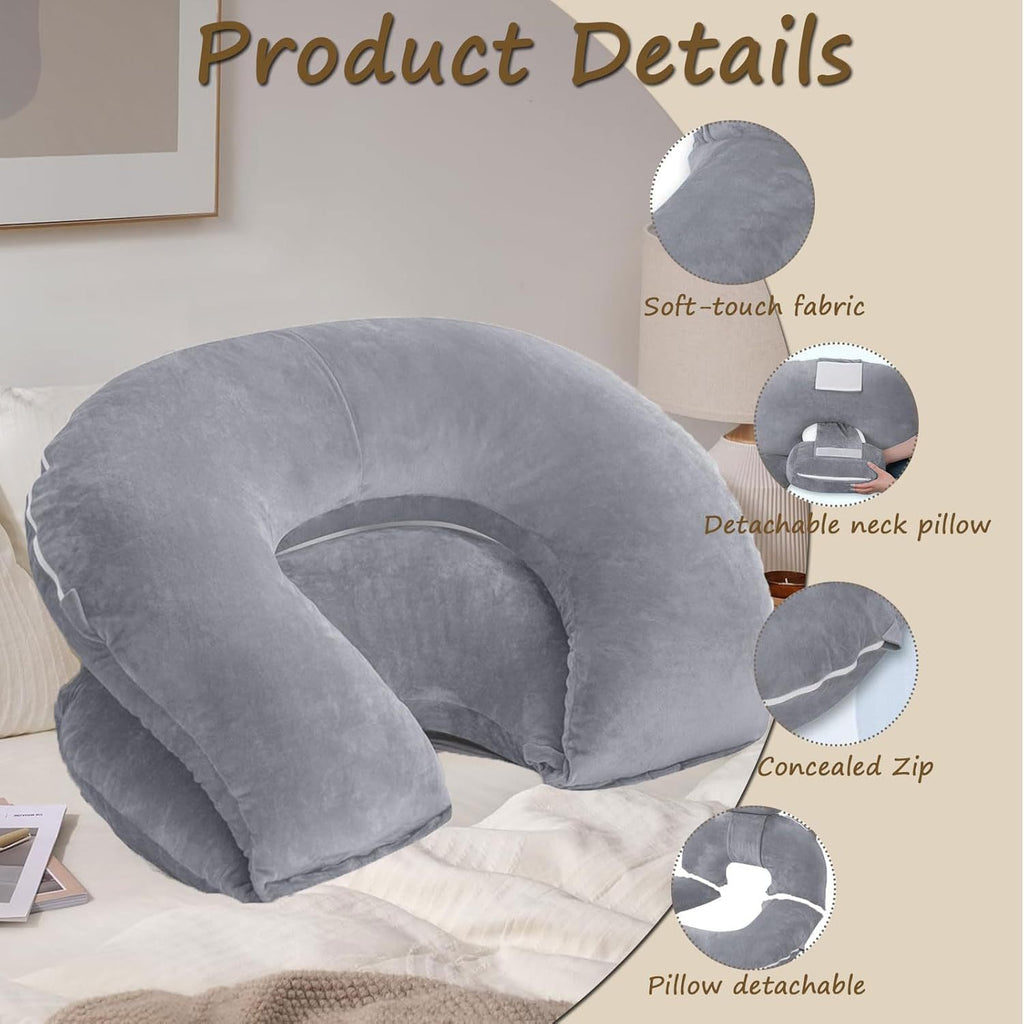 Ergonomic U-Shaped Back Support Pillow