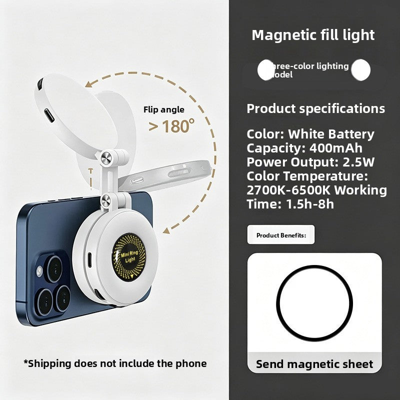 Magnetic Phone Fill Light Stand