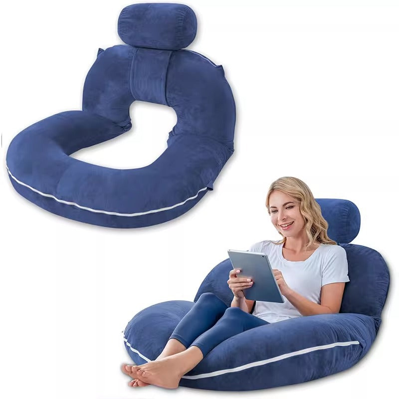Ergonomic U-Shaped Back Support Pillow