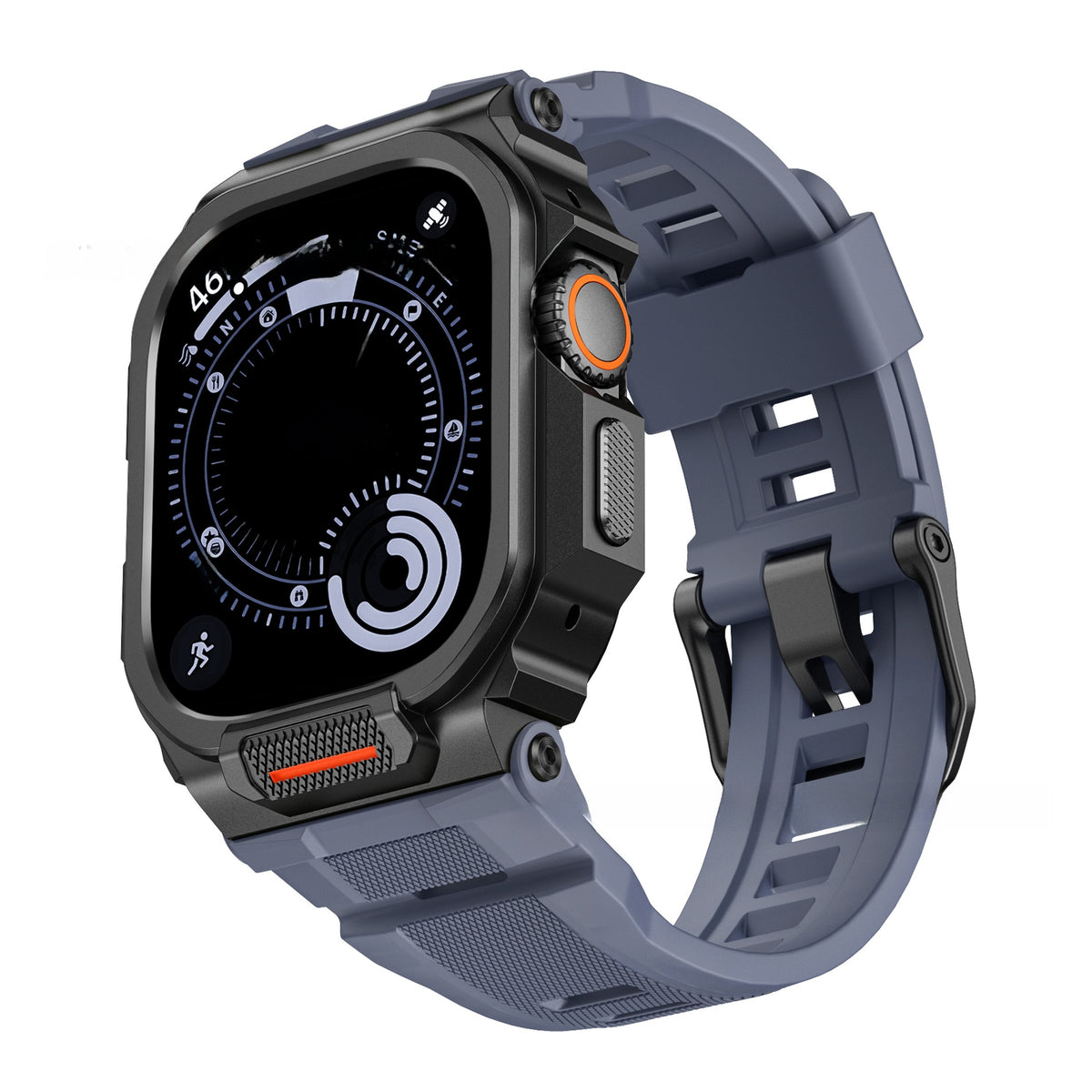 Metal Integrated Silicone Strap