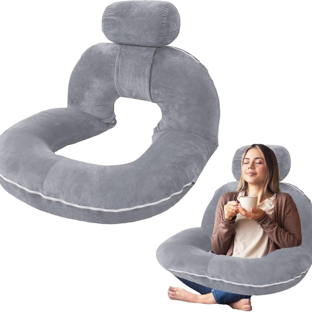 Ergonomic U-Shaped Back Support Pillow