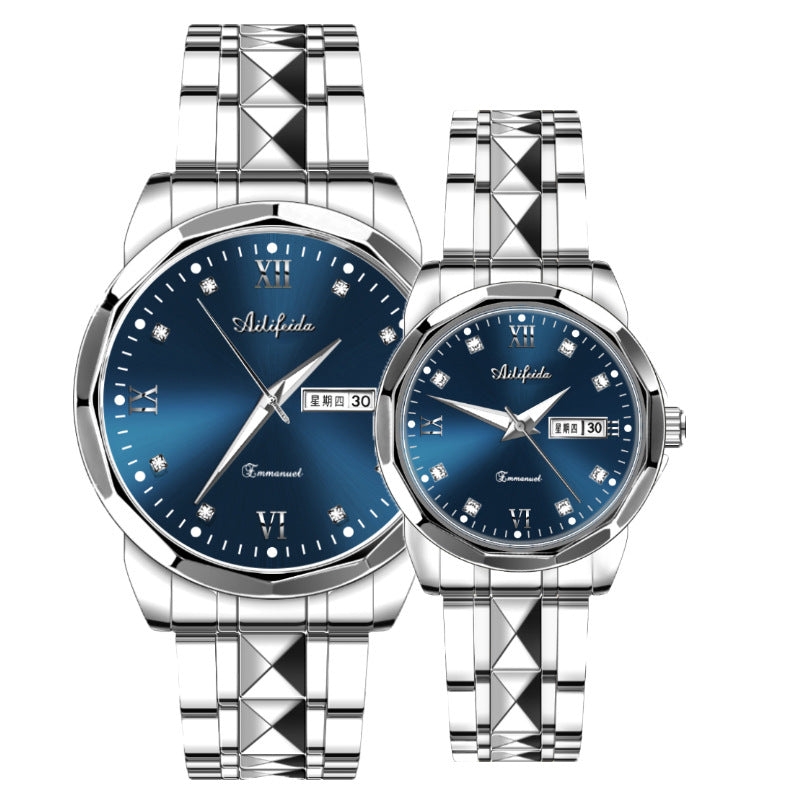 Steel Band Quartz Watch