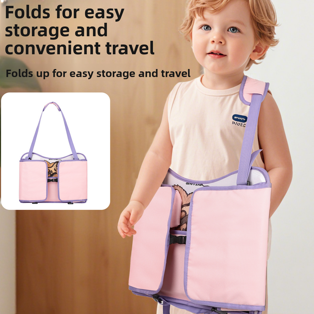 Portable Kids Travel Drawing Board Tray