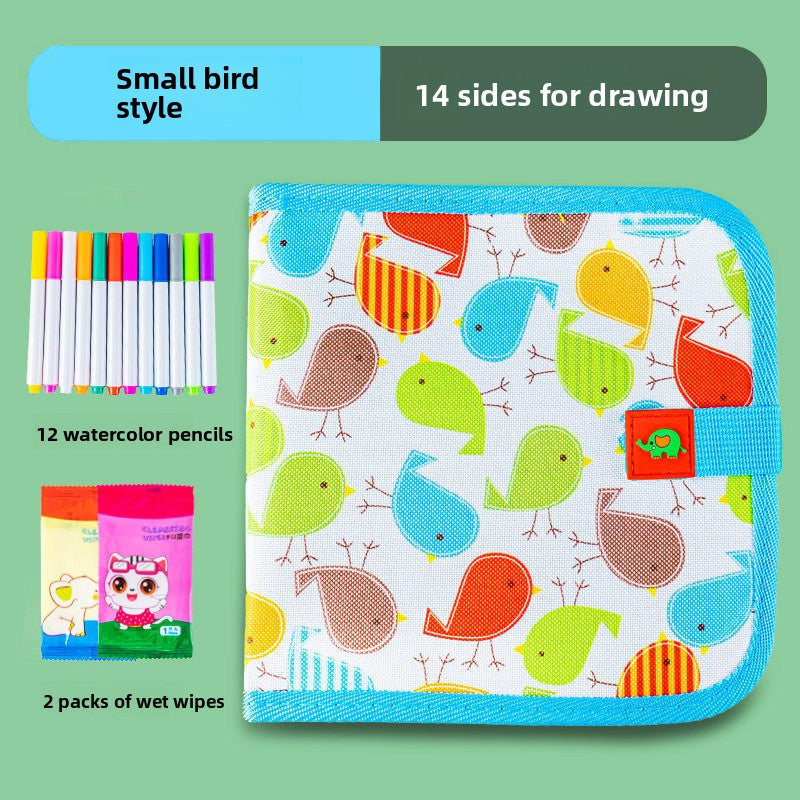 Children's Toy Writing Whiteboard, Double-Sided Painting Blackboard,  Drawing Board