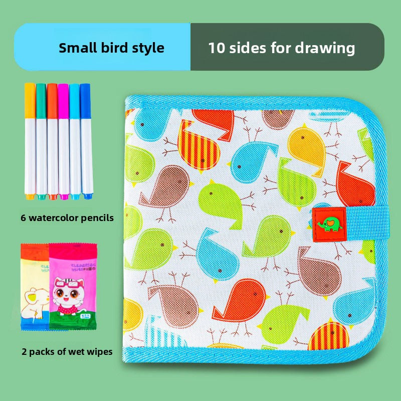 Children's Toy Writing Whiteboard, Double-Sided Painting Blackboard,  Drawing Board