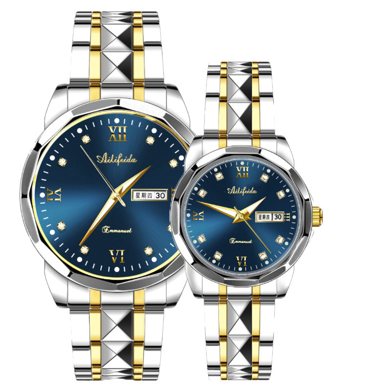 Steel Band Quartz Watch