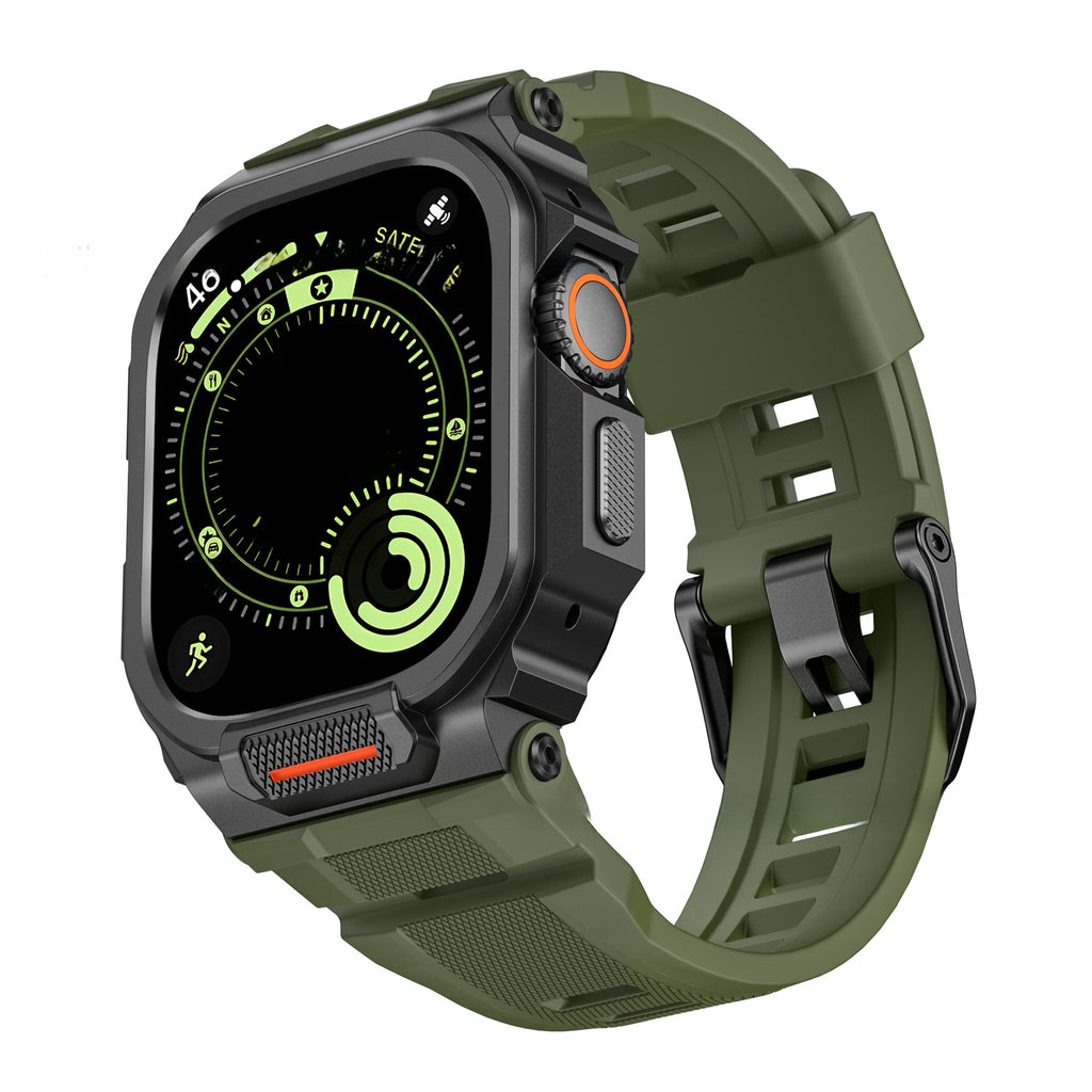 Metal Integrated Silicone Strap
