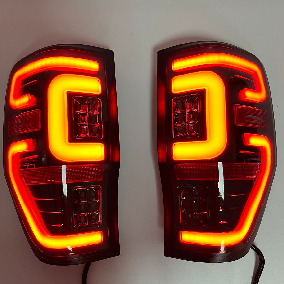 Ford Ranger LED Taillights 2012-2021 Model Blackened