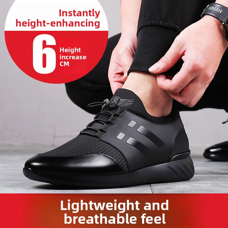 Mens Soft Sole Leather Casual Slip-On Shoes
