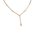 Long autumn and winter necklace