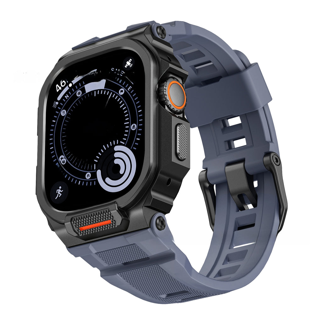 Metal Integrated Silicone Strap
