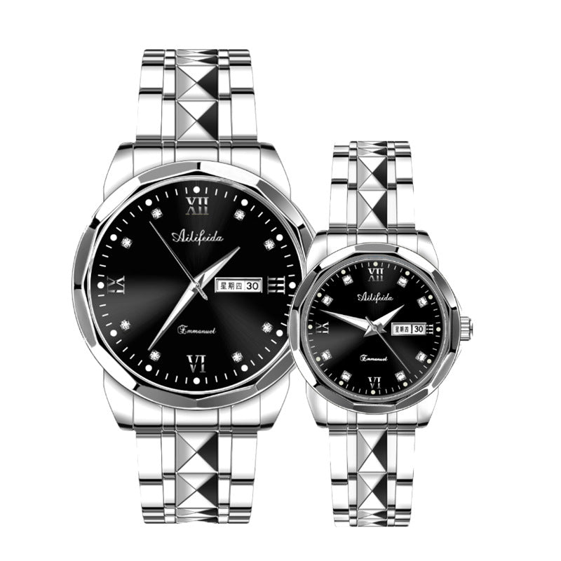 Steel Band Quartz Watch
