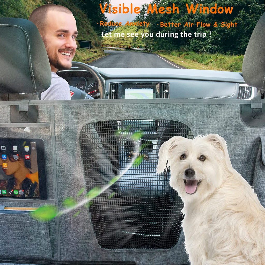 Car Rear Seat Pet Mat Waterproof Dog Seat Cover Oxford Cloth Easy Installation