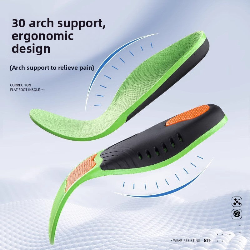 Orthopedic Arch Support Insoles for Flat Feet Correction