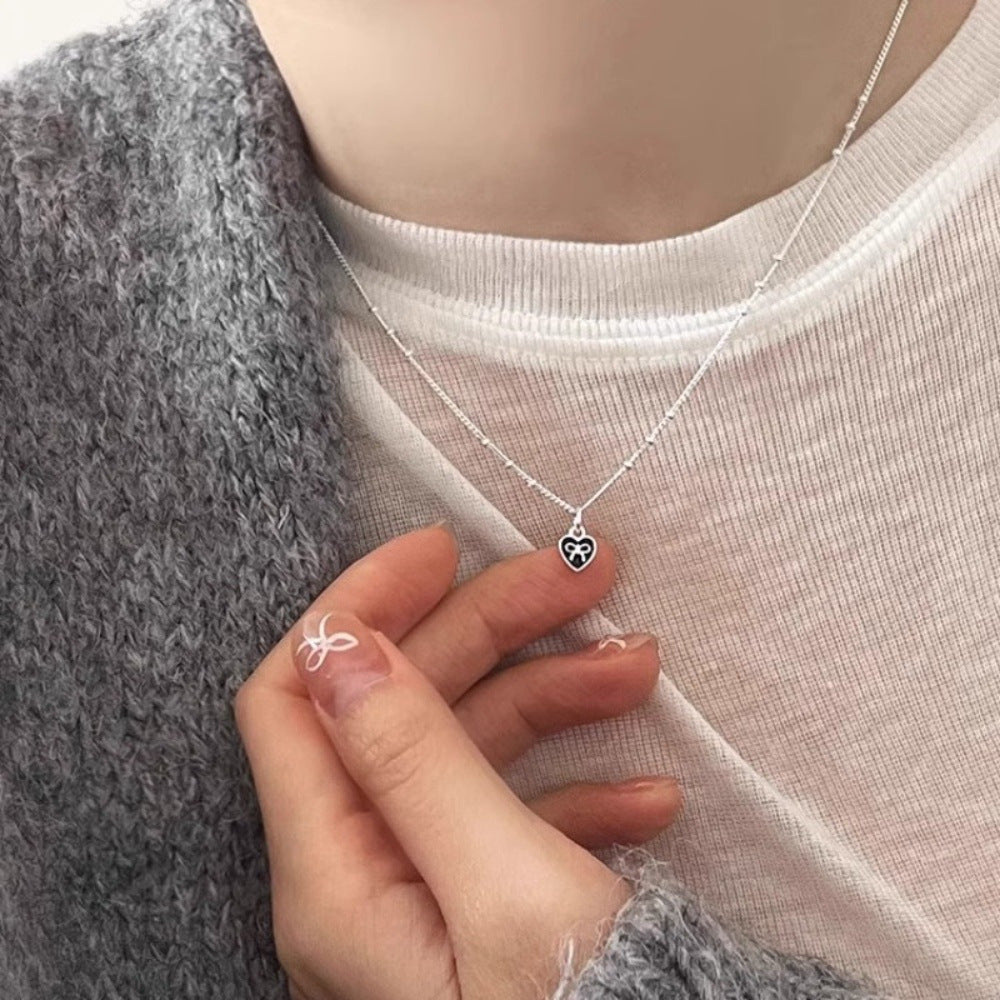 S925 Sterling Silver Aquamarine Butterfly Necklace