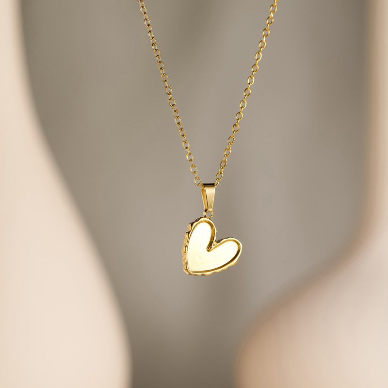Geometric Gold Plated Stainless Steel Necklace