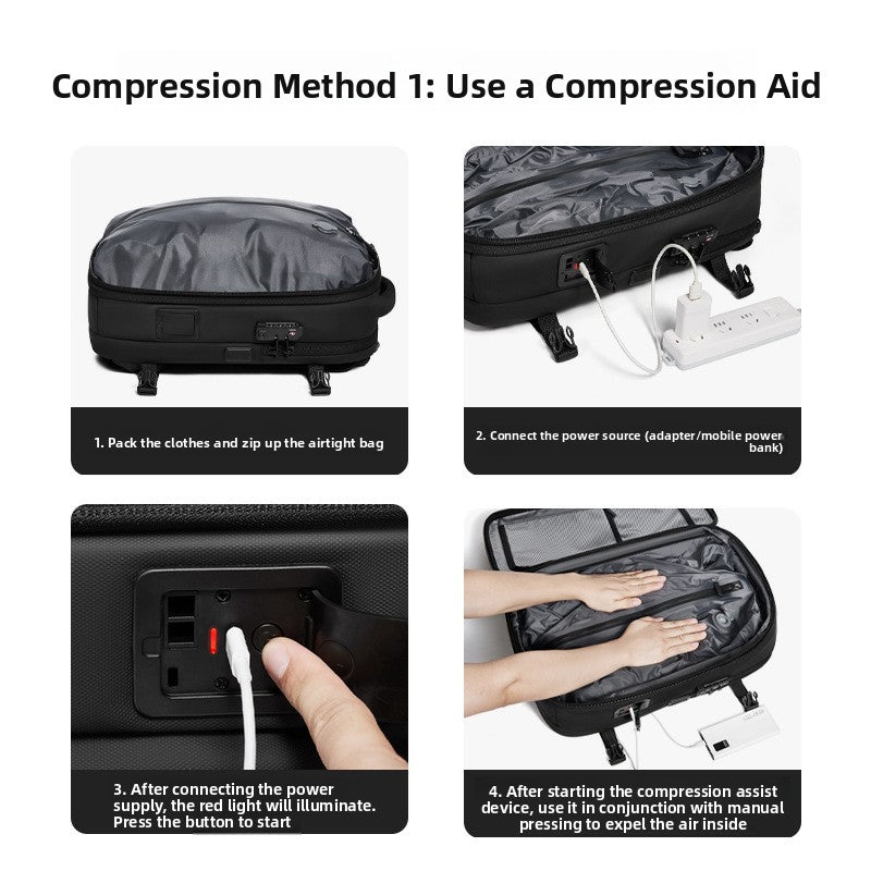 Compression Travel Backpack with Large Capacity