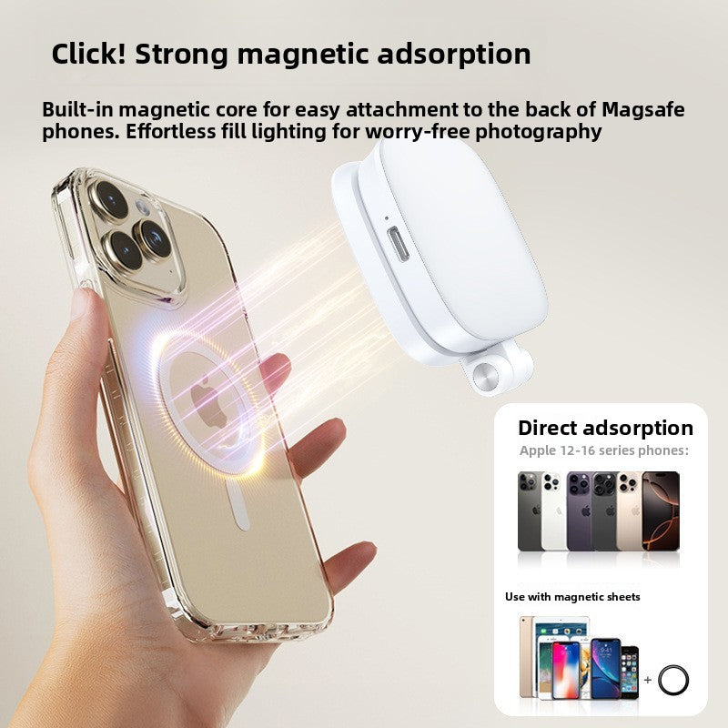 Magnetic Phone Fill Light Stand