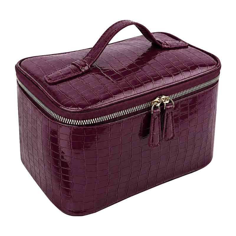 Crocodile Pattern Makeup Bag