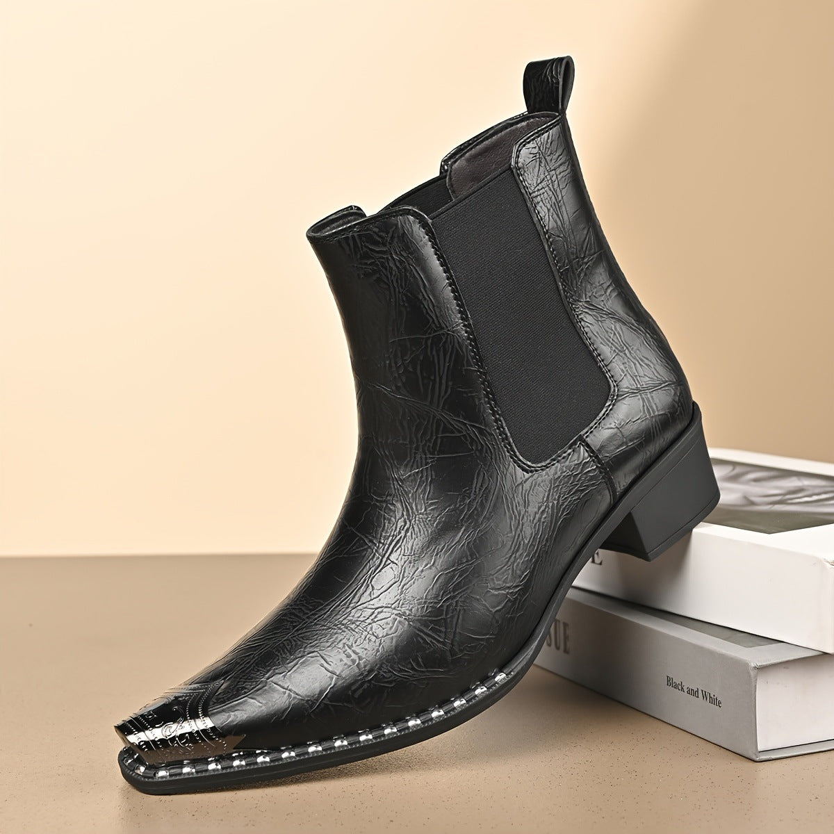 Men's Korean Style Martin Boots Leather Short Boots