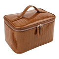 Crocodile Pattern Makeup Bag