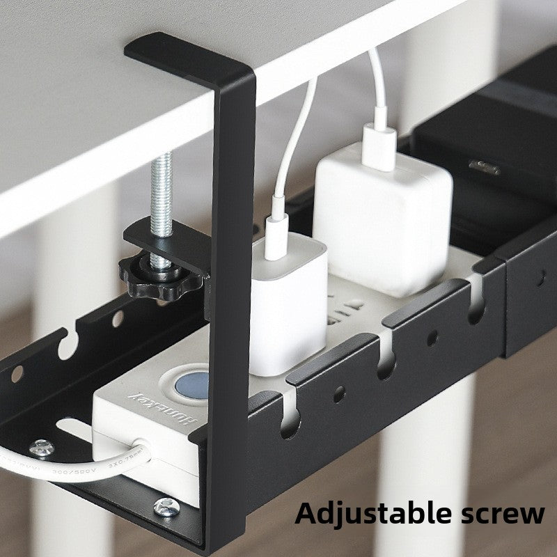 Under Desk Retractable Cable Management Tray
