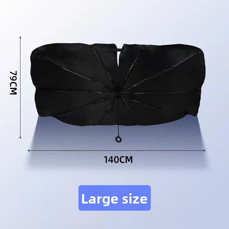 Foldable Car Windshield Sunshade with Heat Insulation