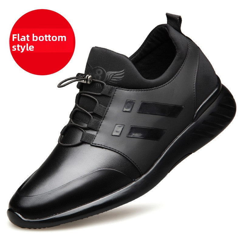 Mens Soft Sole Leather Casual Slip-On Shoes