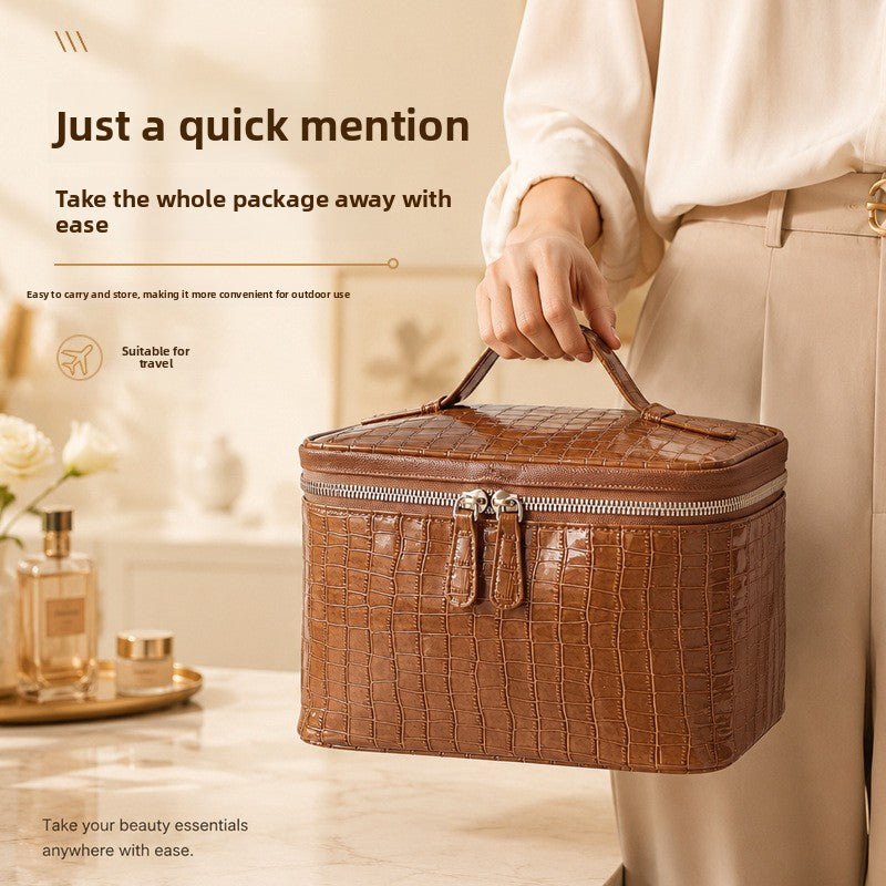 Crocodile Pattern Makeup Bag