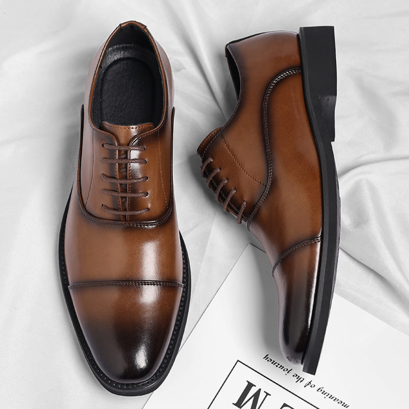 Mens Formal Leather Lace-Up Shoes