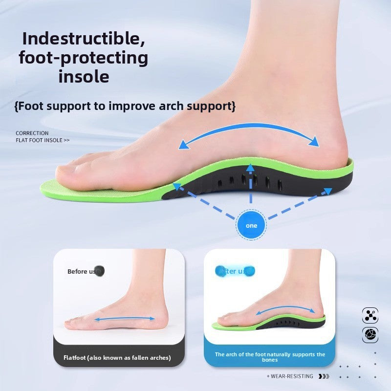 Orthopedic Arch Support Insoles for Flat Feet Correction