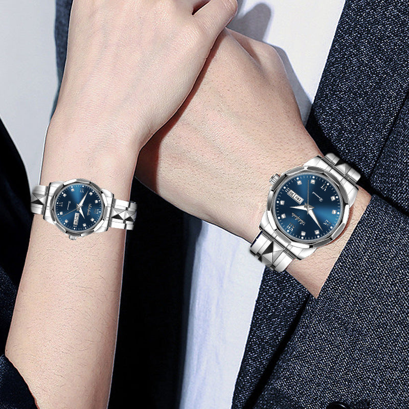 Steel Band Quartz Watch