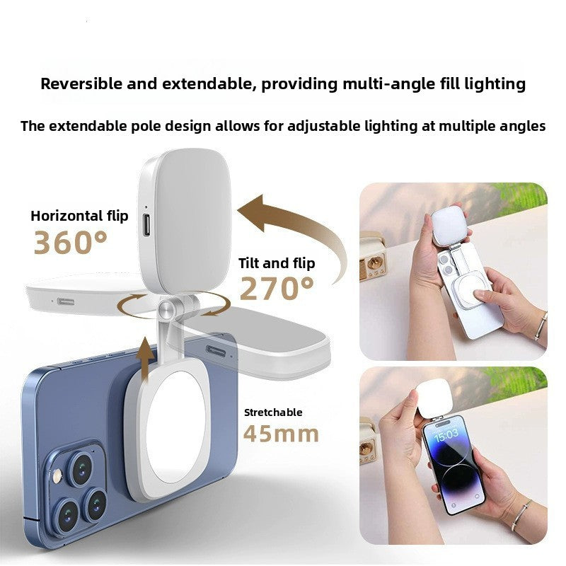 Magnetic Phone Fill Light Stand