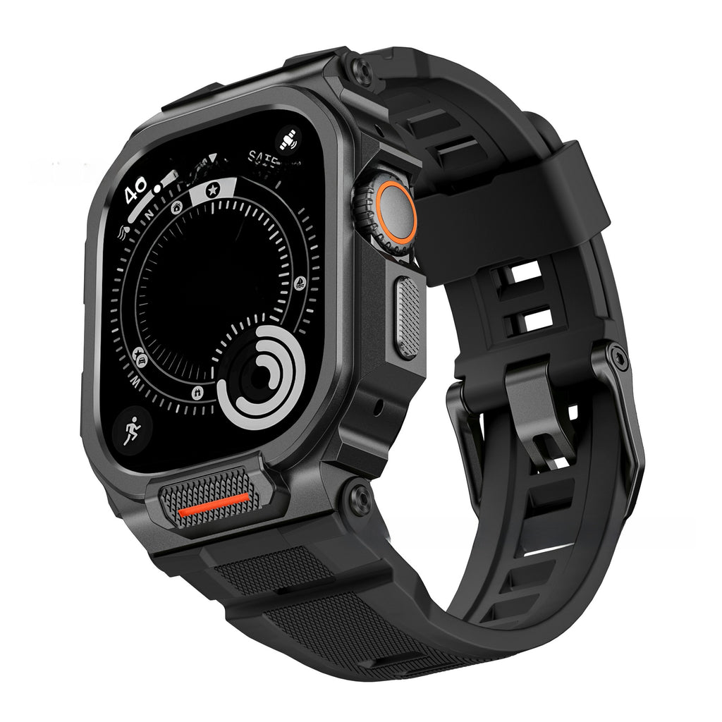 Metal Integrated Silicone Strap