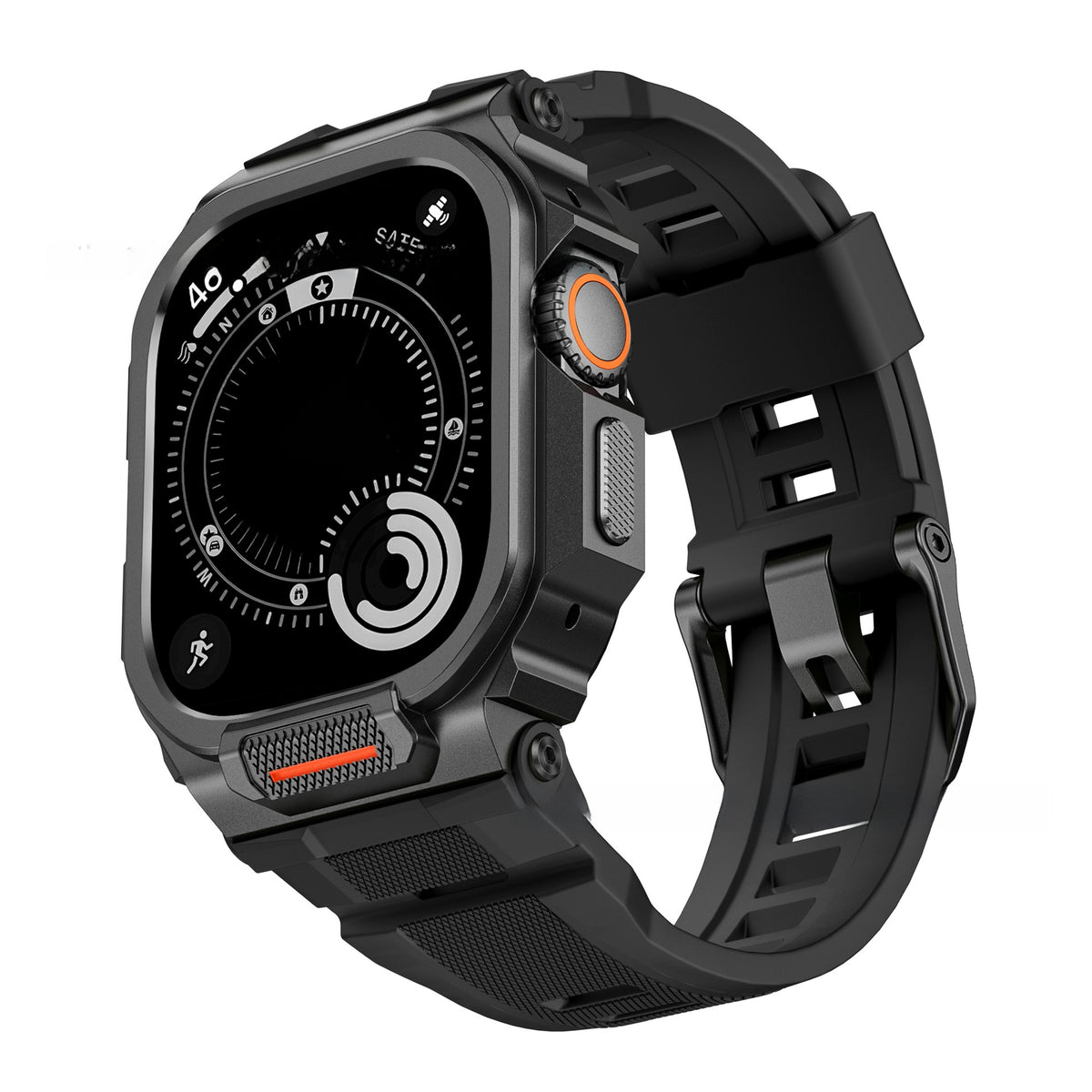 Metal Integrated Silicone Strap