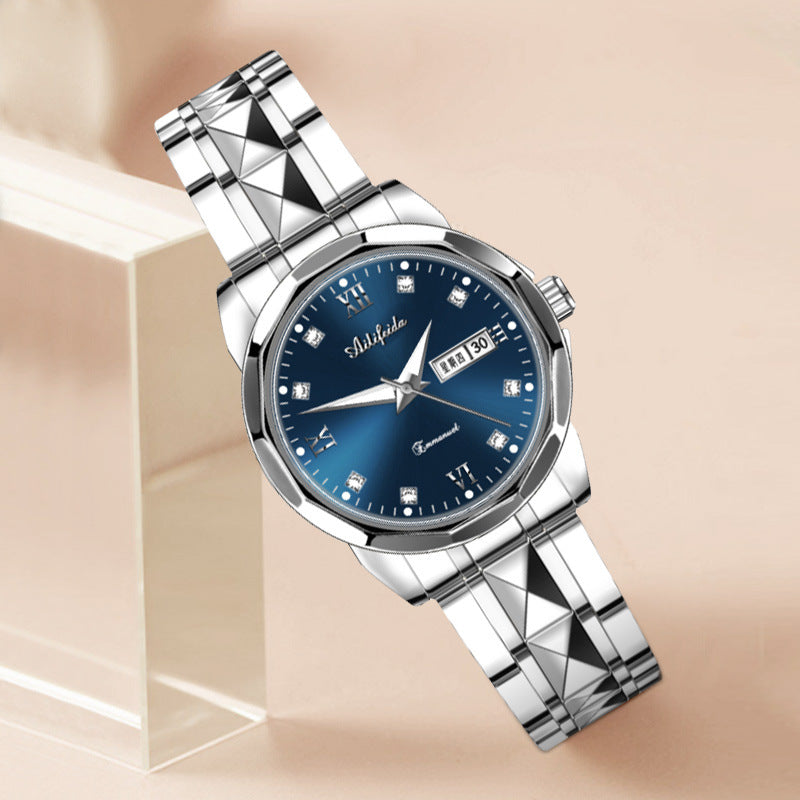 Steel Band Quartz Watch